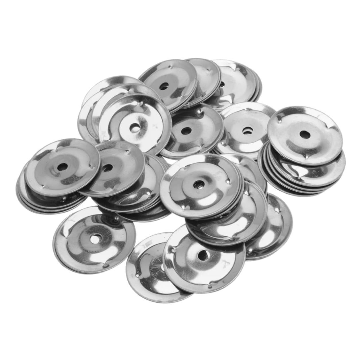 VICASKY Drum Cymbal Replacement Accessories 100pcs Tambourine Drum Cymbal Parts