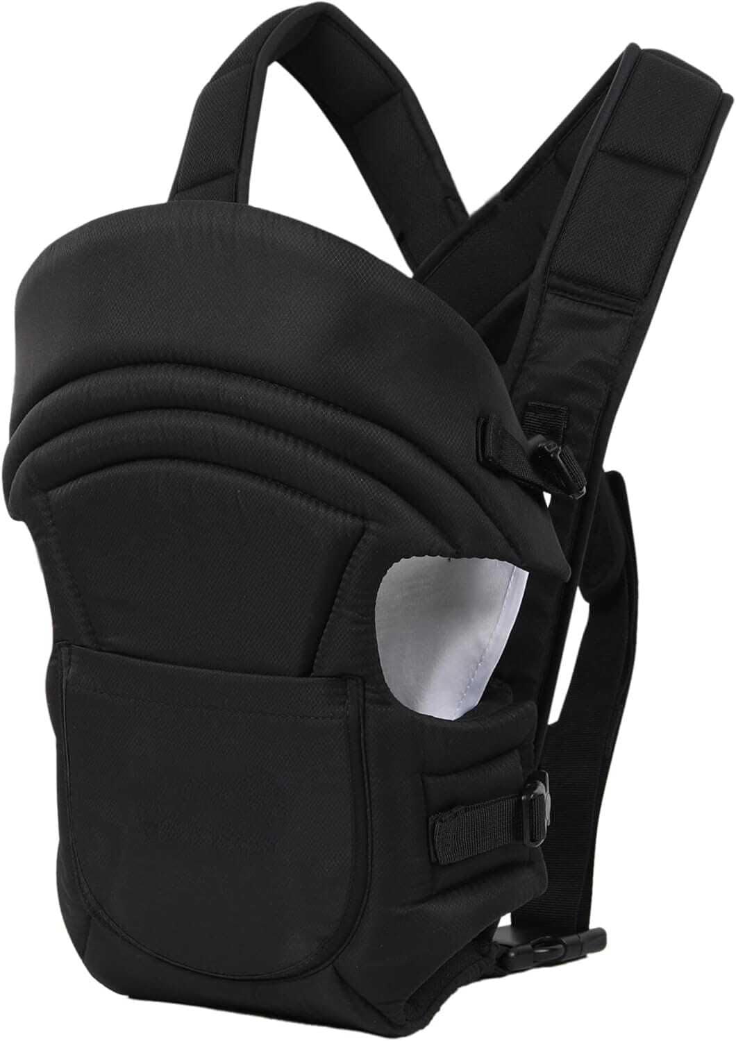 Adjustable Baby Carrier Bag (Baby Carrier (Black, Front Carry Facing in)-image-19