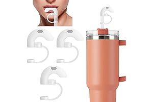 3PCS Anti-Wrinkle Straw Topper Compatible with Stanley Tumbler