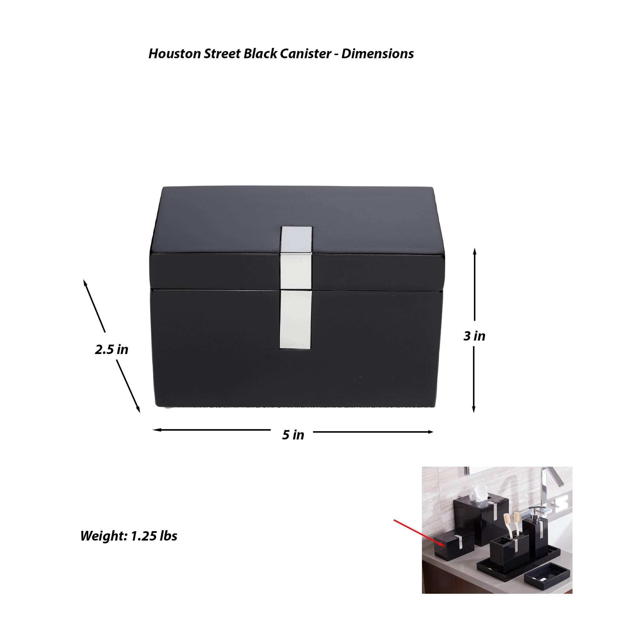 Roselli Trading Company Collection Houston Street Canister