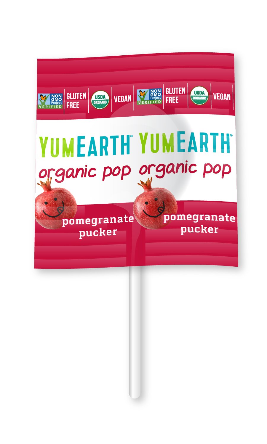 Yumearth - piruletas ecológicas de 8 sabores variados - 100 unidades