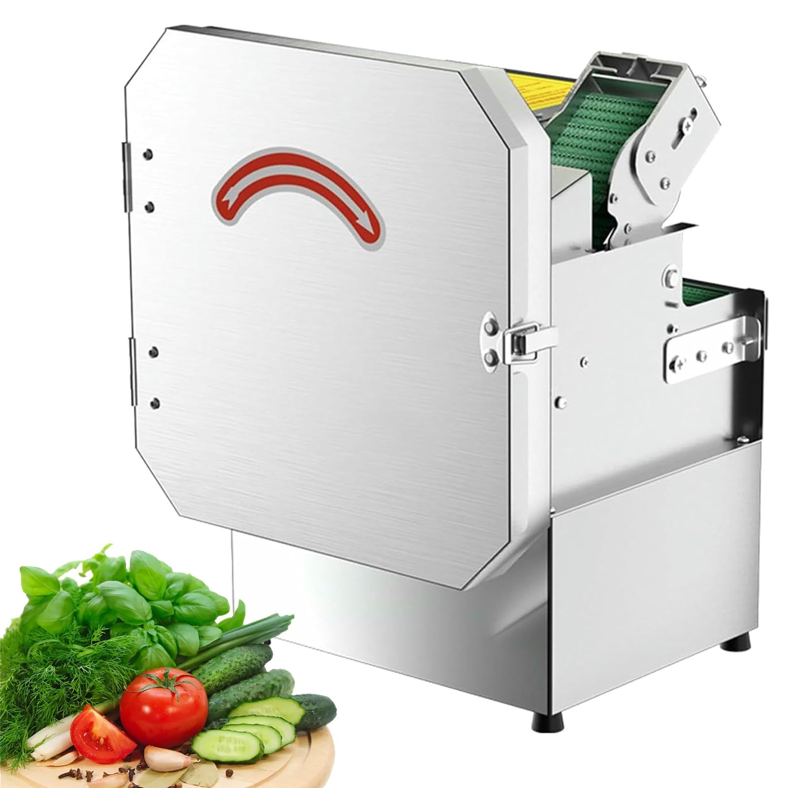 ASerZenith Commercial Vegetable Chopper And Slicer With Adjustable Thickness For Efficient Food Preparation
