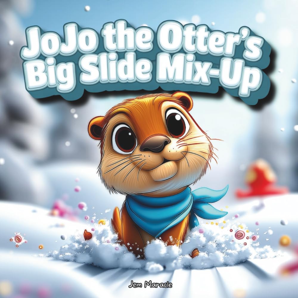 JoJo the Otter's Big Slide Mix-Up: A Zooming Winter Adventure (A Rhyming Picture Book Series) (JoJo the Otter's River Adventures Series)