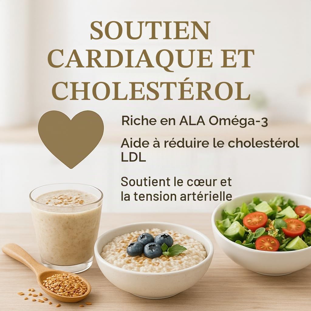 GiDeli Graines de Lin Doré 10kg - Haute Teneur en Oméga 3 et Fibres - Sans Additifs - Idéales pour la Boulangerie - Veganes - Complètes et Naturelles - Parfaites pour Muesli, Pain et Lait