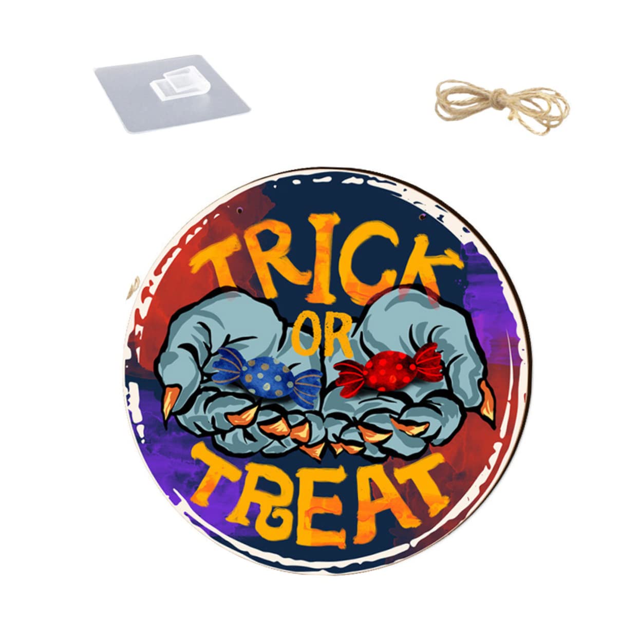 Ciieeo 3 Set di Decorazioni per Porte di Halloween Striscioni Insegne per Porte Decorazioni da Appendere per La Porta Dingresso di Halloween