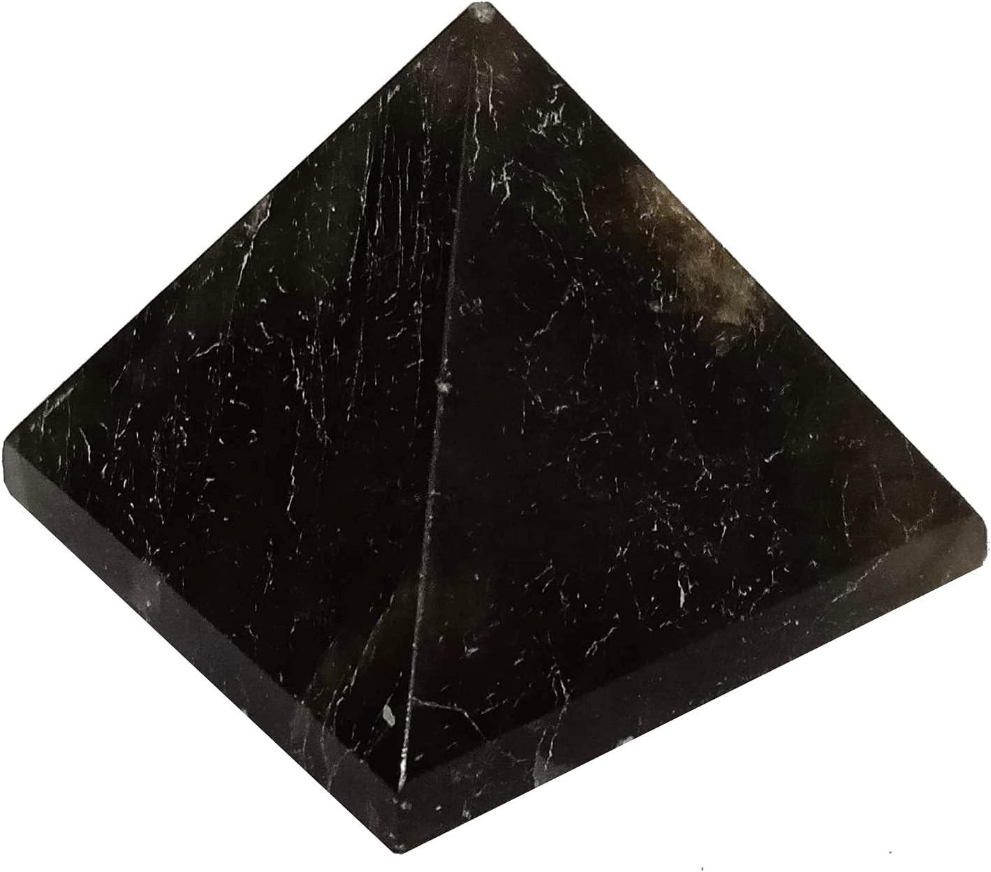 Purpledip Golden Pyrite Stone Pyramid: Reiki Healing Divine Spiritual Crystal (11932), Standard - Image 5