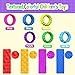 10PCS Sensory Fidget Toys, Finger Anxiety Rings & Textured Suction Toys for Kids Adults Calming , Anxiety Relief Items for Toddler Girls Boys，Classroom Treasure Box & Pinata Stuffer Gifts
