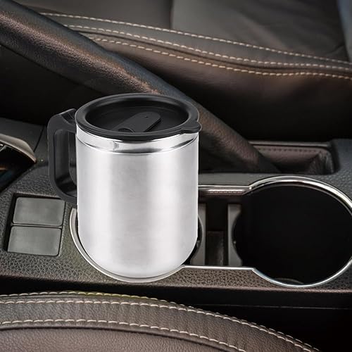 Miniatura 3 de Joyzan Hervidor eléctrico para coche, 12 V, portátil, de acero inoxidable, calentado, encendedor de cigarrillos, cargador de viaje, calentador de