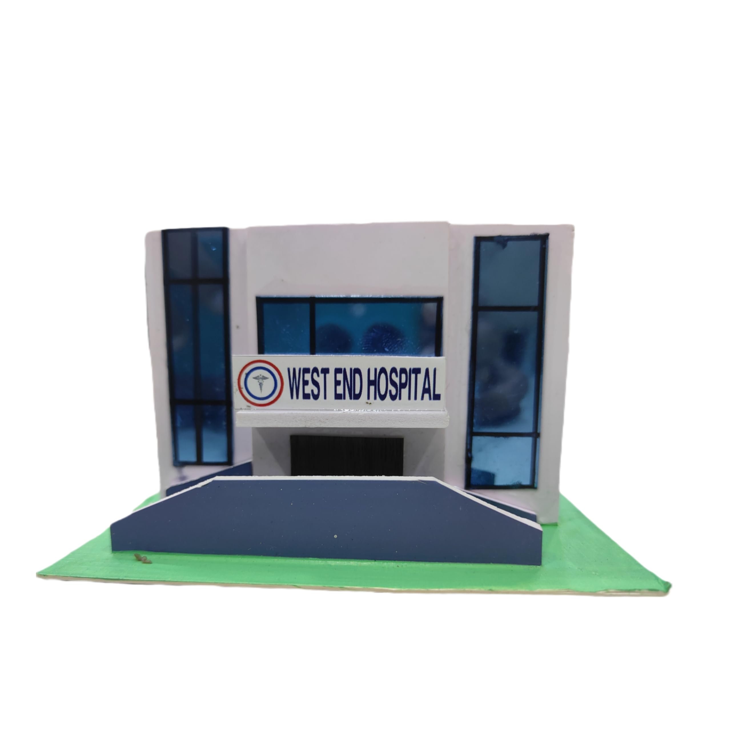 Generic Miniature Hospital Model for School & Architecture Projects, Foam Board - Image 2 thumbnail