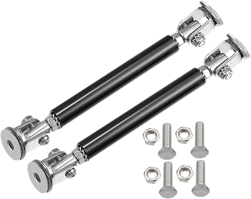 Miniatura 8 de ACROPIX Barras de soporte universales ajustables de aleación de aluminio de 3 a 5 pulgadas, 2.953 in, color rojo, paquete de 2