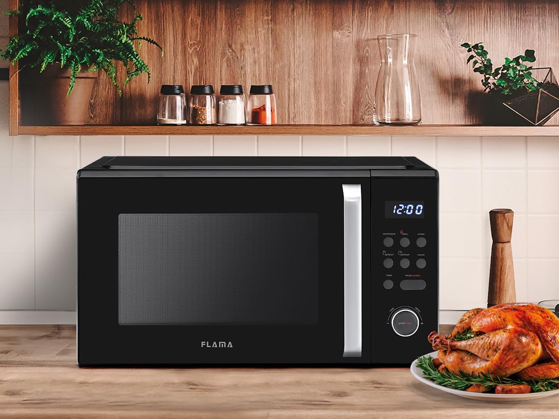 Micro-ondas 31L Digital Com Grill Preto 1871FL