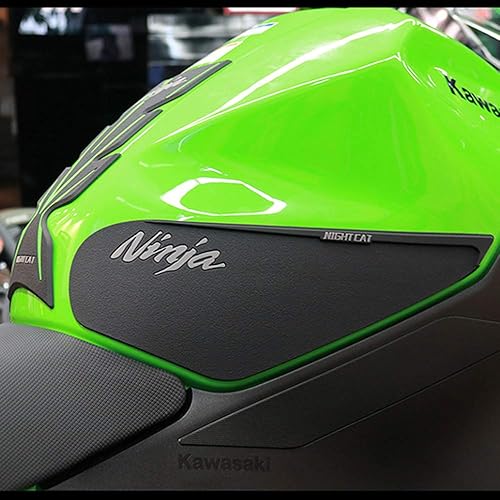Miniatura 7 de Cubierta de goma para tanque de gasolina Ninja 400 para motocicleta, con agarre lateral de combustible, antideslizante, accesorios para Kawasaki