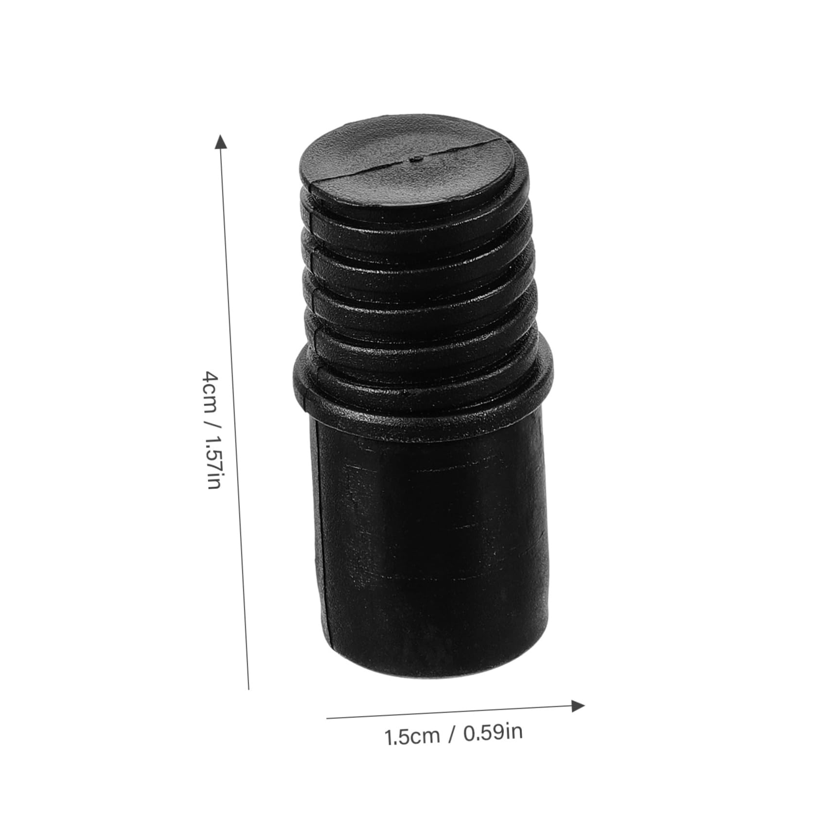 HOMOCONO Broom Handle Threaded End Extension Pole Adapter Threaded Tip Repair Kit