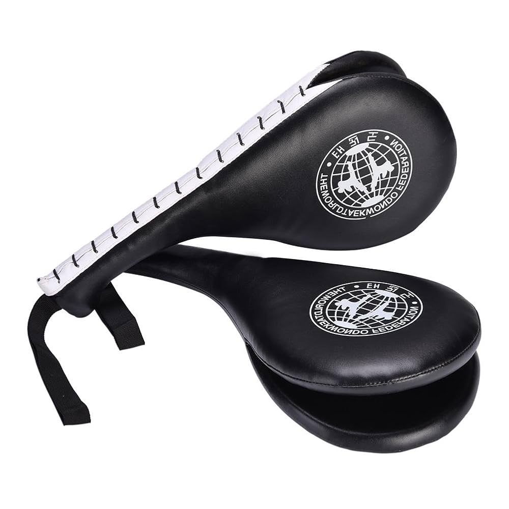 ハンドミットダブル パンチングミット ミット テコンドー 格闘技 トレーニング Amazon | ハンドミットダブル2個セット 空手 テコンドー キック