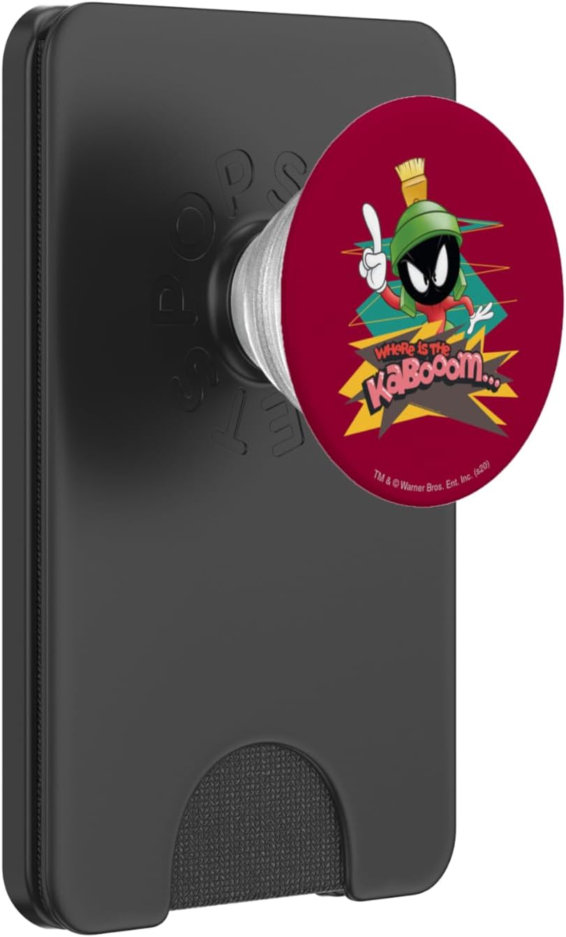 Looney Tunes Marvin the Martian Where Is the Kaboom PopSockets PopGrip for MagSafe