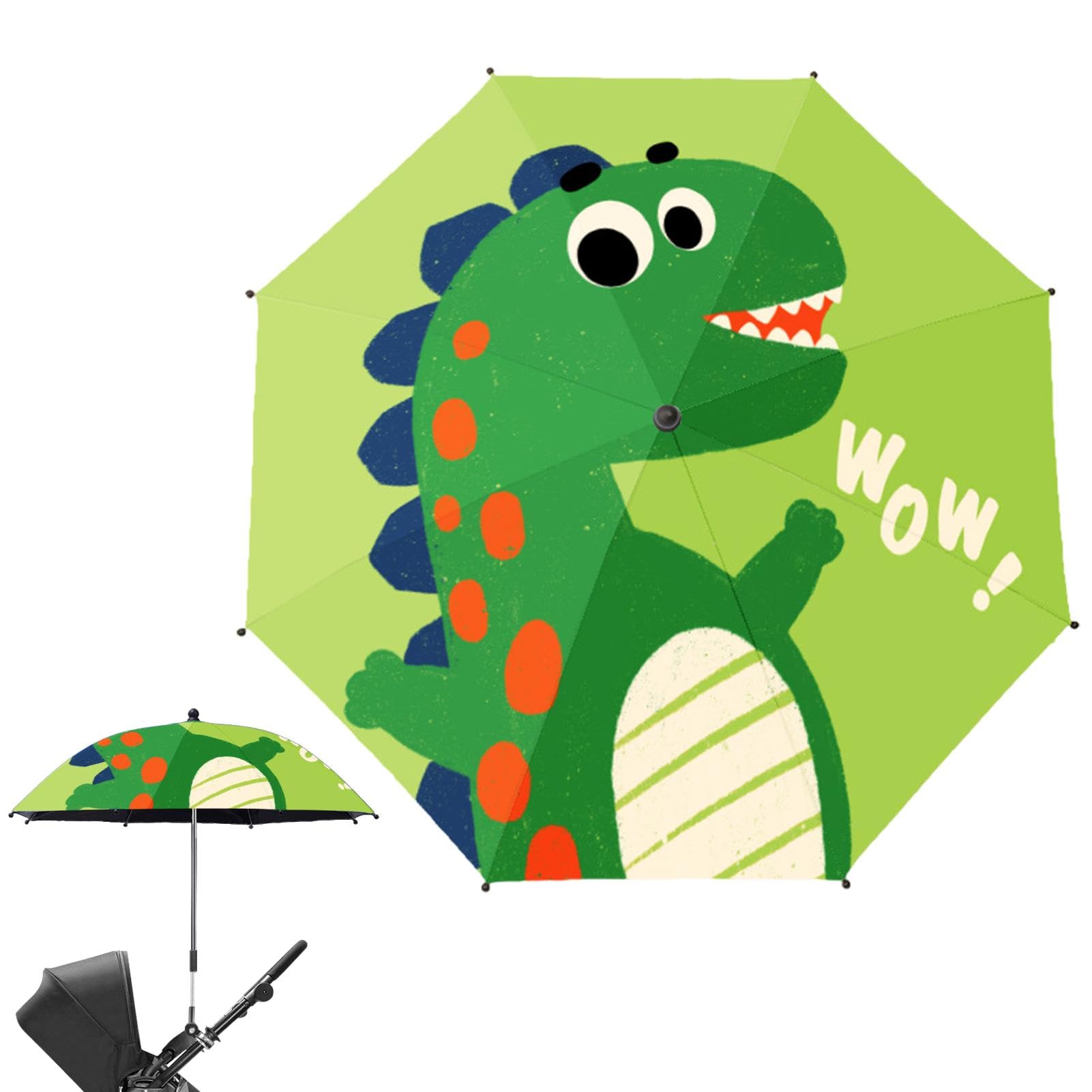 Parasol pour poussette - Parapluie portable et amovible - Protection
