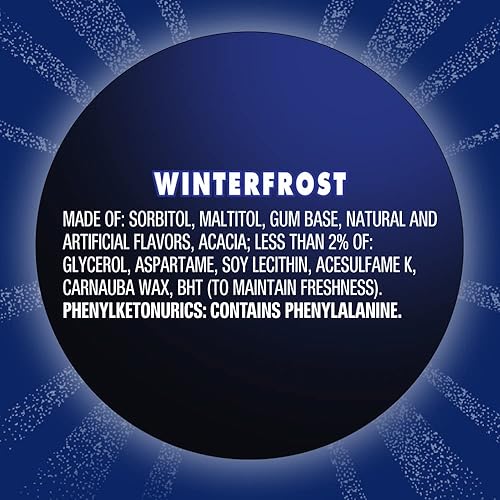 Miniatura 7 de Eclipse Goma de mascar Winterfrost sin azúcar, 60 unidades (paquete de 6)