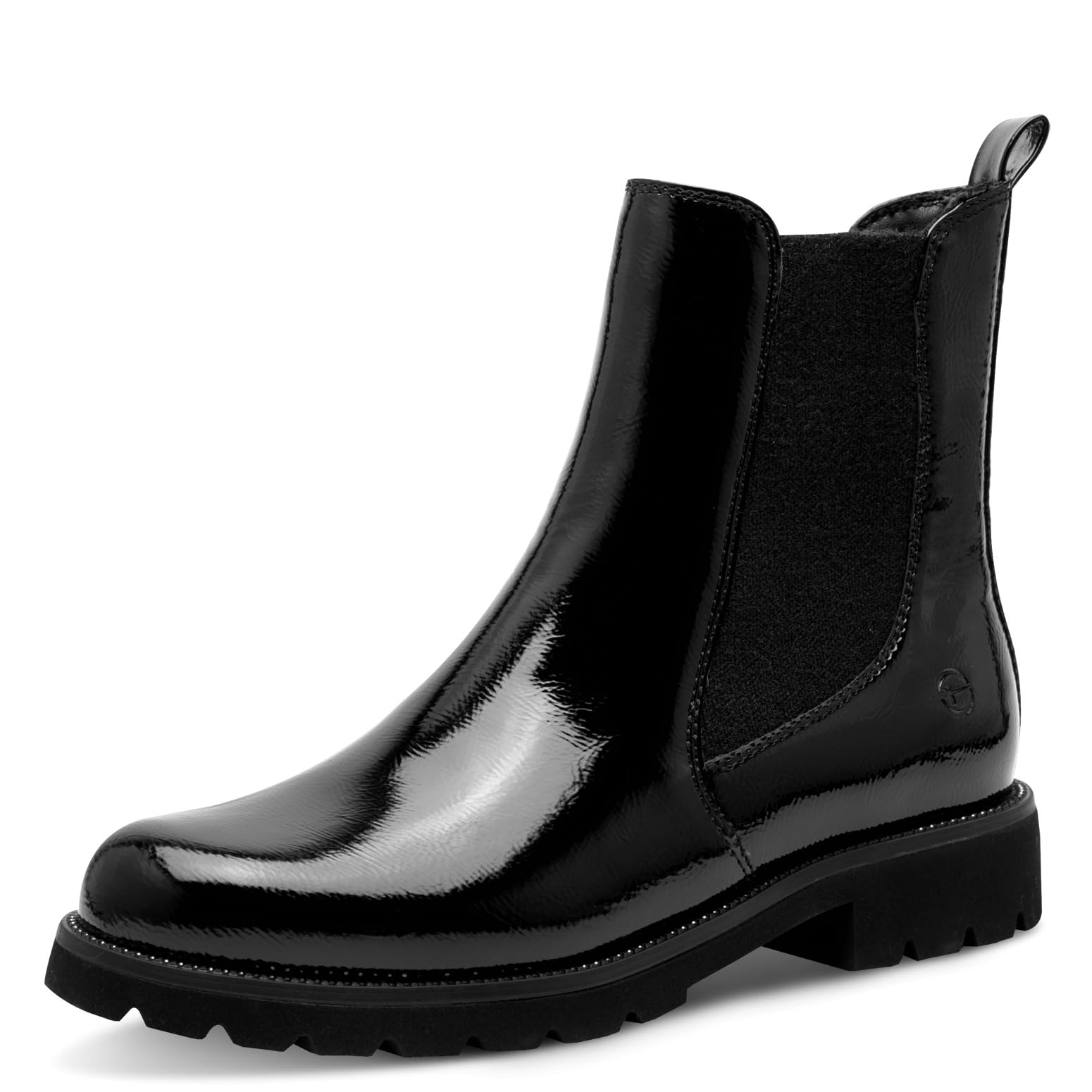 Tamaris Women's Damen Chelsea 1-25483-45 Boot, Black (Black Patent), 5 UK