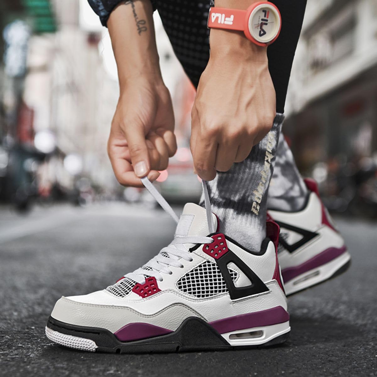 Herren-Basketball-Schuhe Herren-Sport-Schuhe Große Sportschuhe