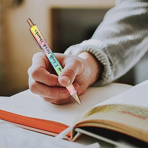 Miniatura 8 de MYHJL Juego de bolígrafos divertidos para enfermeras juego de bolígrafos divertidos con purpurina de primera calidad juego de bolígrafos novedosos