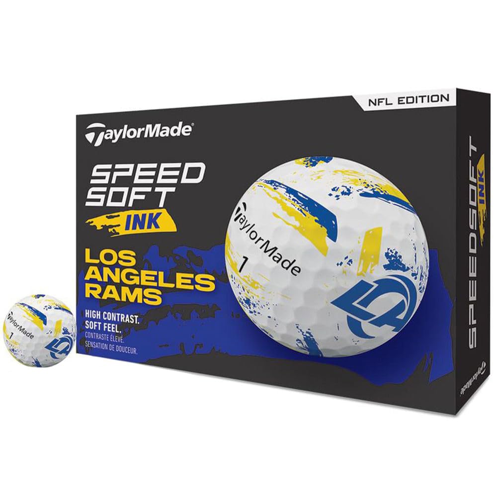 TaylorMade Golf Speed Soft Ink NFL Golf Balls