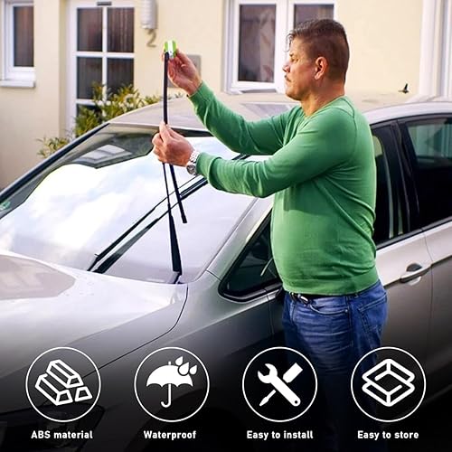 Miniatura 4 de Sylvil Herramienta de reparación de limpiaparabrisas de automóvil, reparador de limpiaparabrisas de vehículo ABS impermeable con esponja,