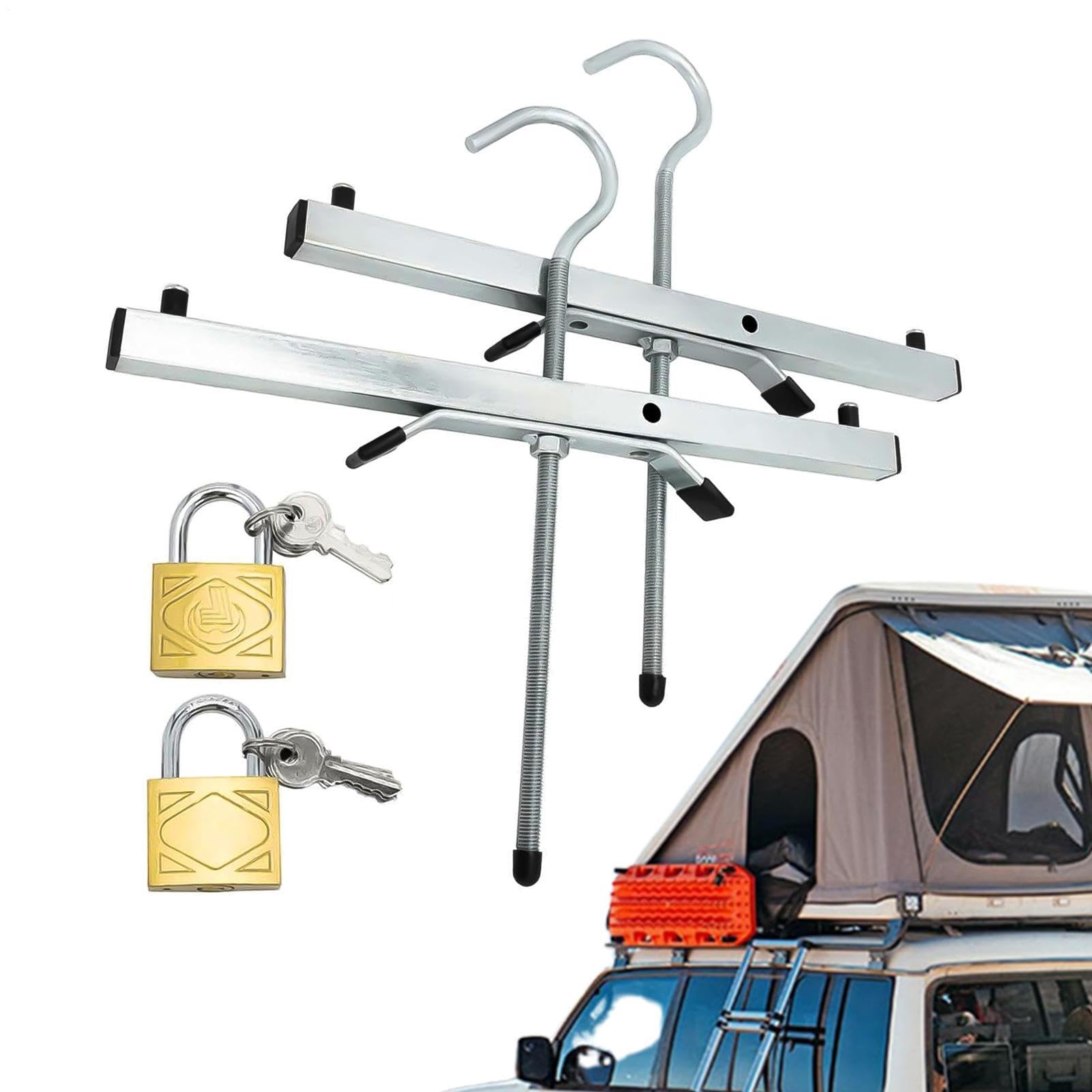 Pestillos de escalera de techo – universal de pinza de escalera | soporte de mandíbula de enchufe | Accesorio de montaje de escalera de techo de vehículo para furgoneta