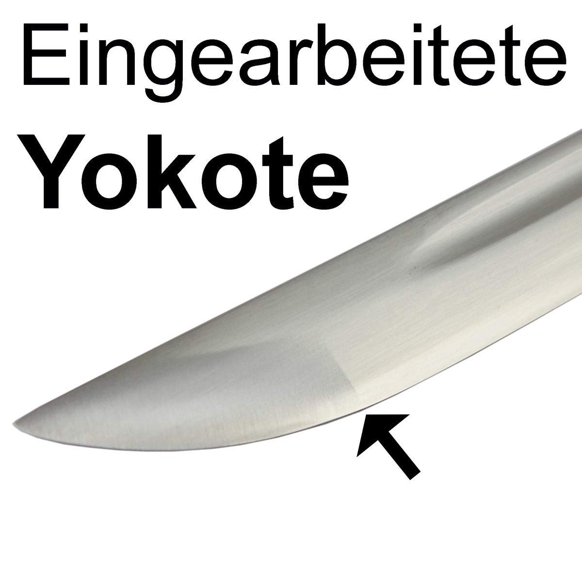 Samuraischwert Sakura Ishime Katana Metall Klinge sehr scharf! | Hochwertiger Kohlenstoffstahl