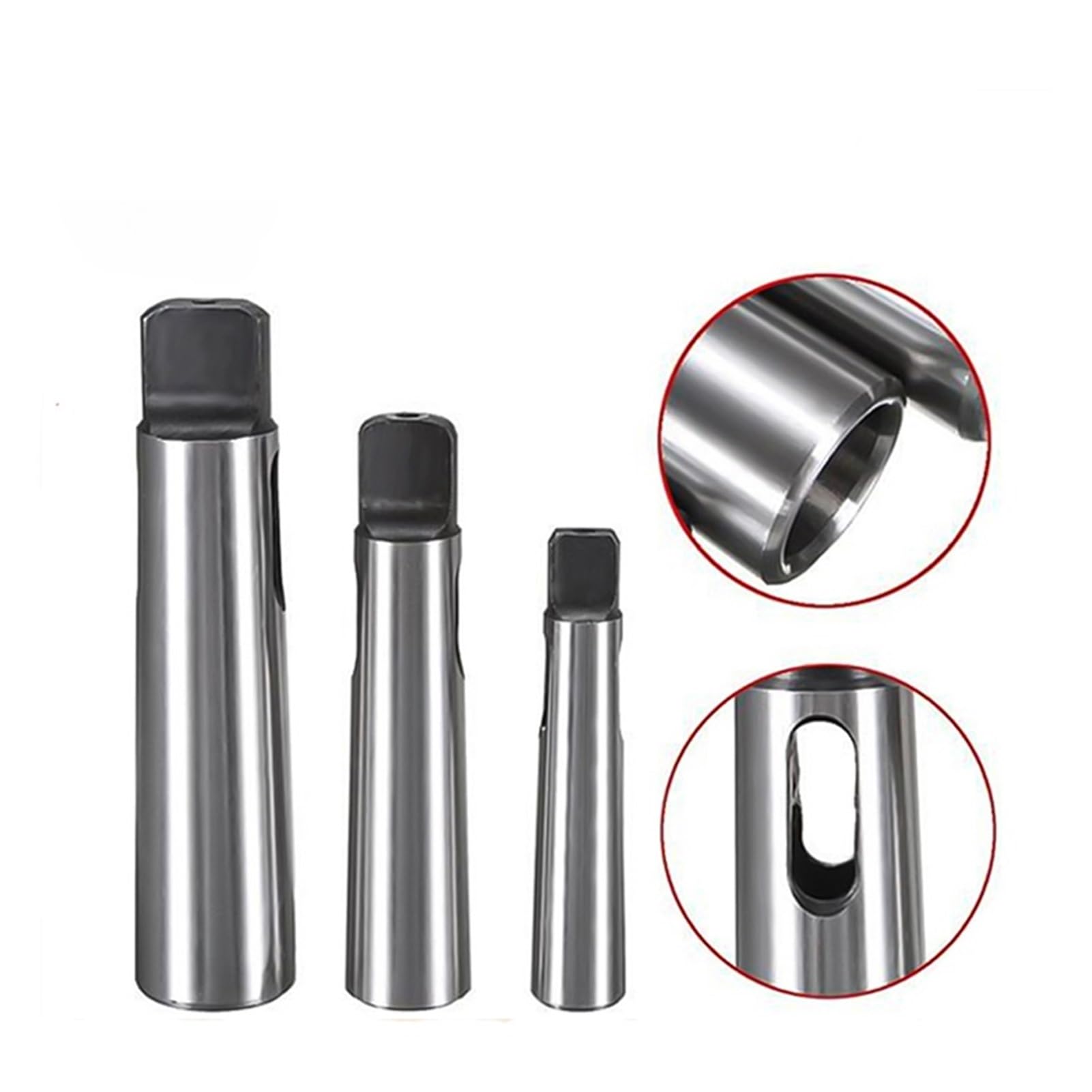 Tuleja stożkowa Morse'a 1 szt. MT1 MT2 MT3 MT4 MT5 Tuleja wiertnicza Adapter stożkowy Morse'a Tuleja redukcyjna do tulei stożkowej uchwytu narzędziowego Morse'a (MT2-MT4)