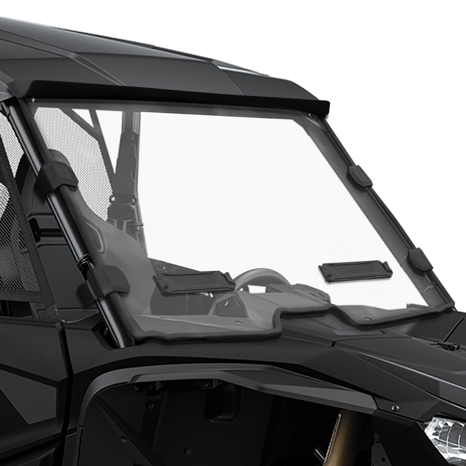 XATVXUTV PC Clear Full Windshield for Honda Talon 1000R 1000X 1000X-4 (2019-2024), Hard-coated Full Poly Vented Windscreen, Transparent Front