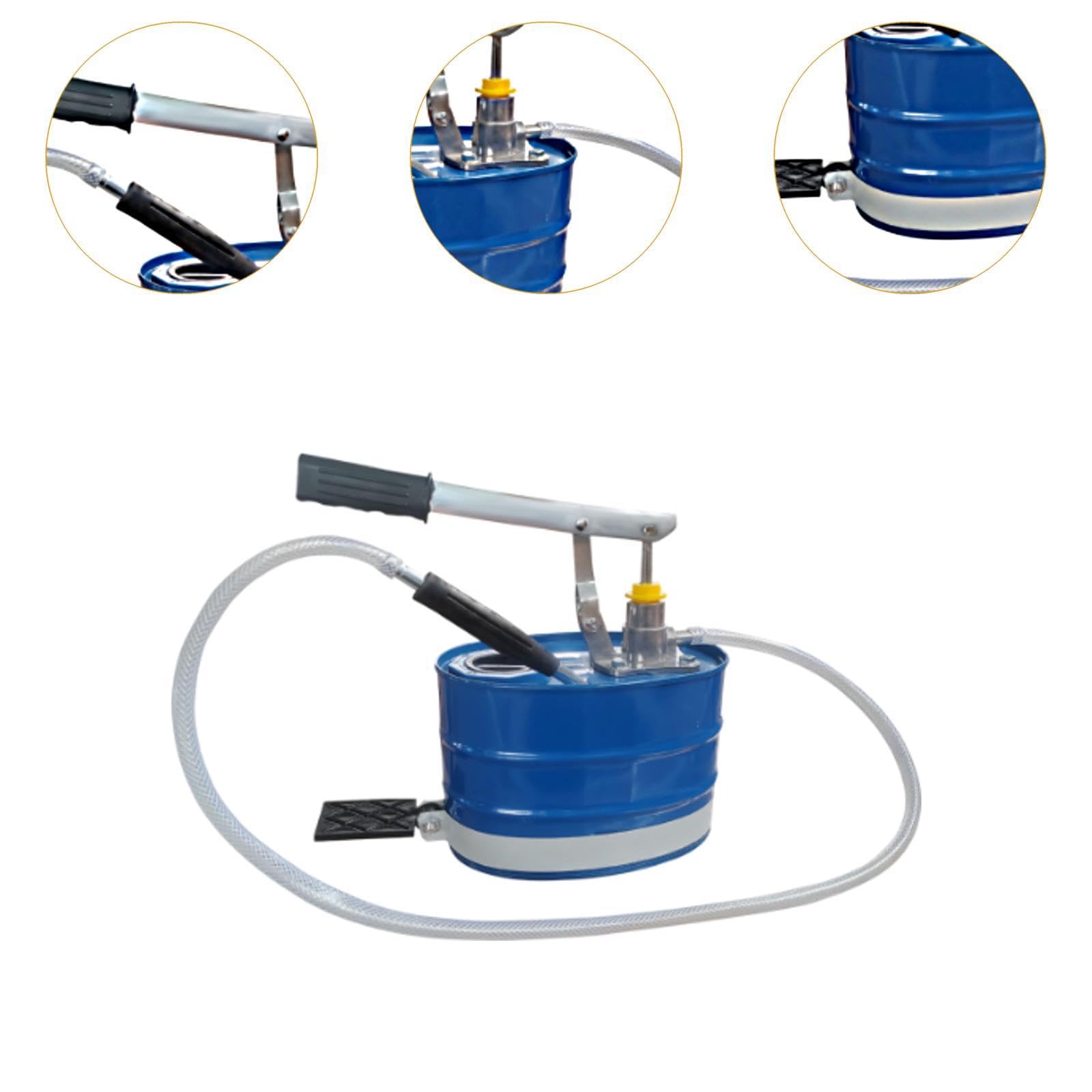 Amagogo Bomba de aceite manual de engranaje de relleno Dispensador de aceite 4.5L Bomba de de transmisión de bomba manual resistente para suministros