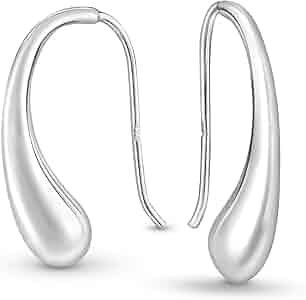 ピアス Clear Dewdrops Hoop Earrings 615c6dvzYqL._AC_SY300_QL30_.jpg
