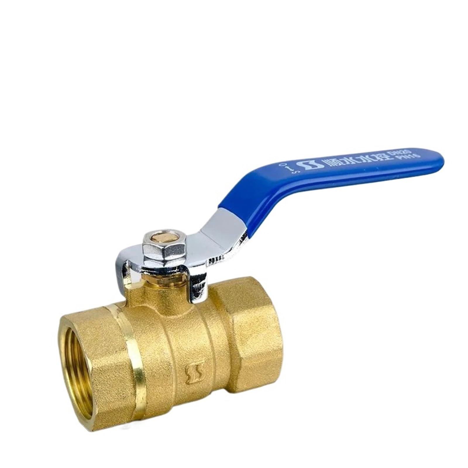 Valvola a sfera con filettatura in ottone da 1/2 "3/4" 1 "2" con rubinetto idraulico in rame con maniglia a leva(2")