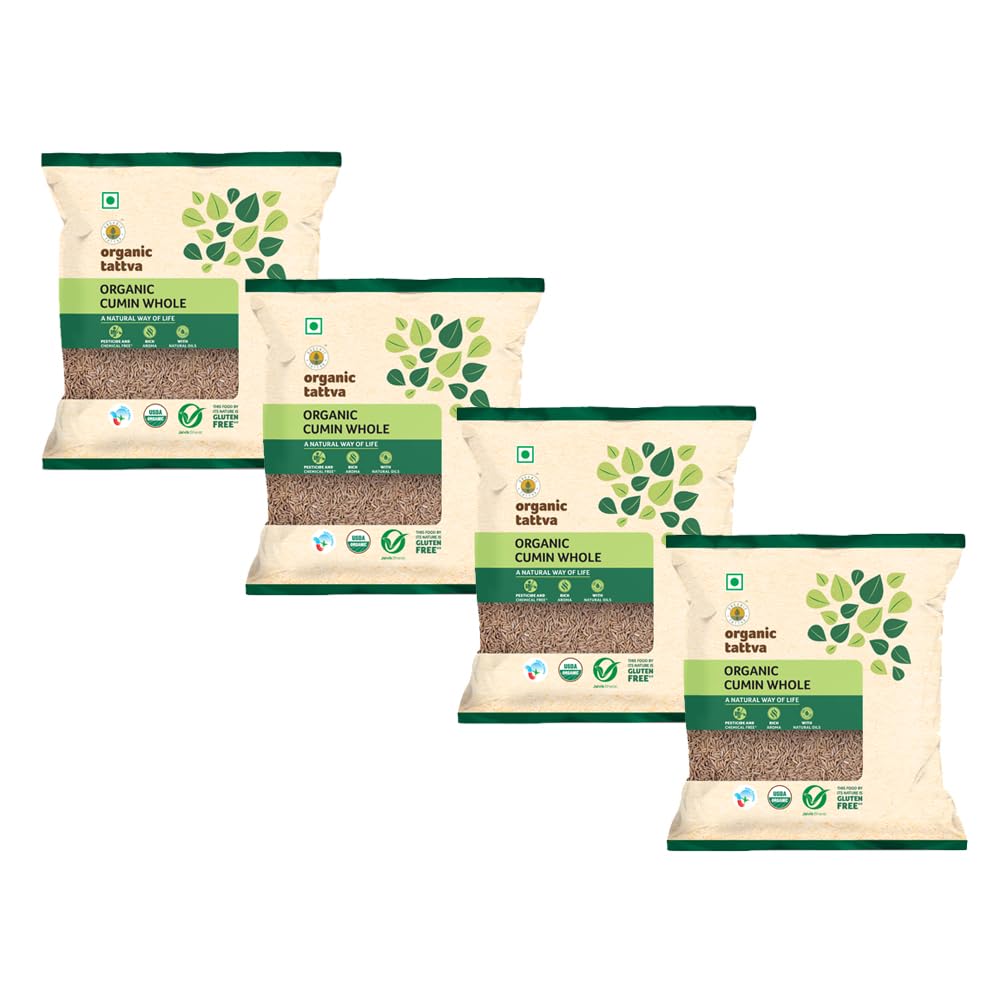 ORGANIC TATTVA, Cumin (Jeera) Whole/Sabut Seeds-400 Gm | 100% Vegan, Gluten Free And No Additives | Fresh, Clean, And Sorted (B09F9XPZMZ) Amazon Price History, Amazon Price Tracker
