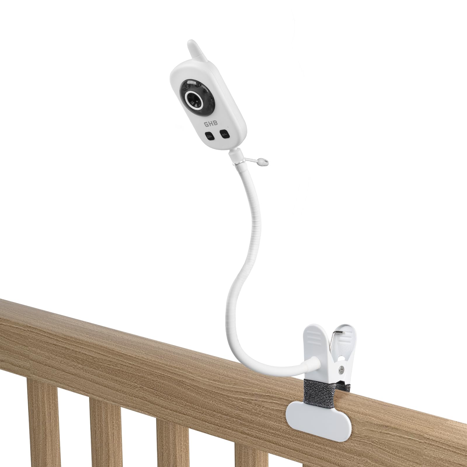 HOLACA Clip Halterung Kompatibel mit GHB UU24 Babyphone Kamera Video Baby Monitor 2,4 GHz, Babyphone Halterung für GHB Babyphone Kamera 5 Zoll 720 HD Modell 2023