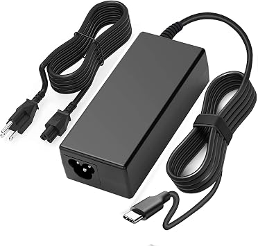 45W USB C Chromebook Charger Replacement for HP, Acer, Lenovo, Dell, Asus, Samsung, Google USB C Laptop Charger Type C, HP Chromebook X360 11 13 14 14A Power Cord, Steak Deck