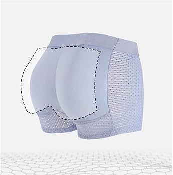 Sous-vêtement Homme Butt Lift Ice Silk - Boxer Rembourré Respirant Sans Couture Pour Galber Les Fesses
