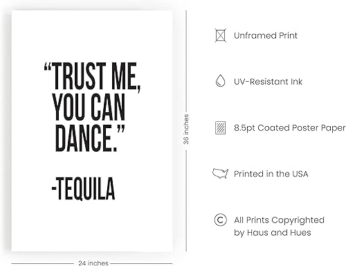 Miniatura 2 de Haus and Hues - Divertida decoración en blanco y negro  Divertida decoración de bar, accesorios de habitación para dormitorio universitario,