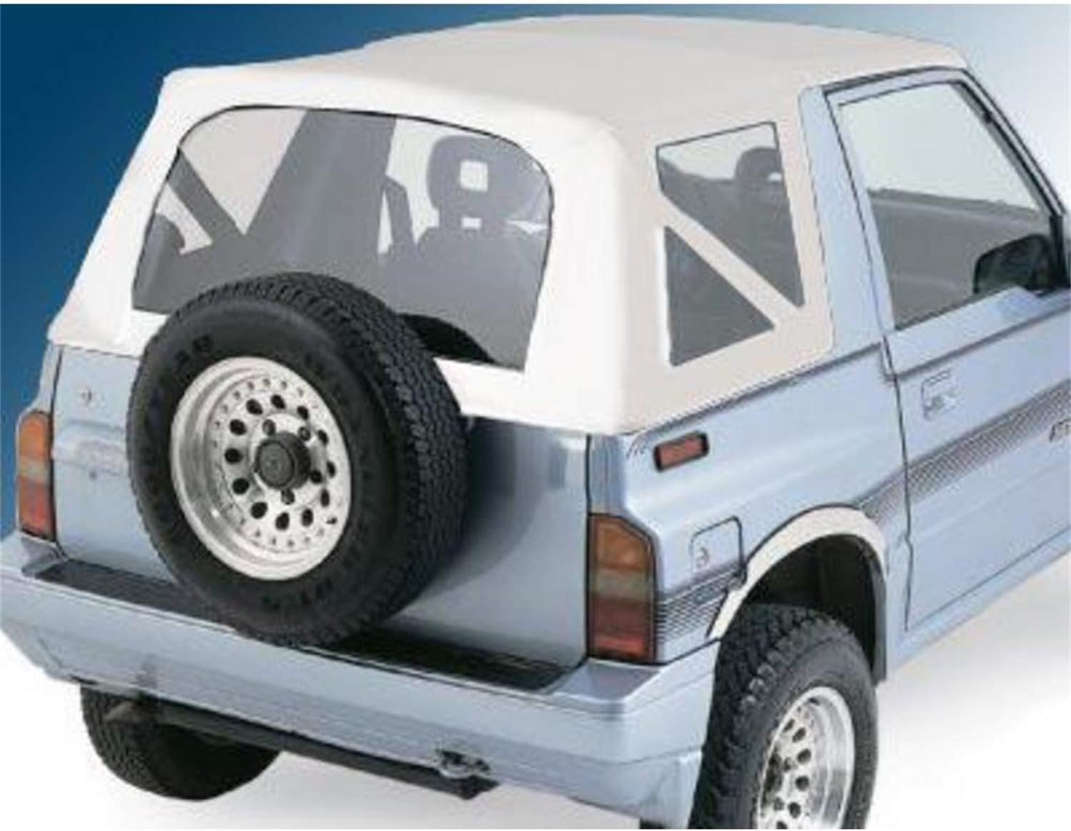 Smittybilt 98752 Denim White OEM Replacement Soft Top