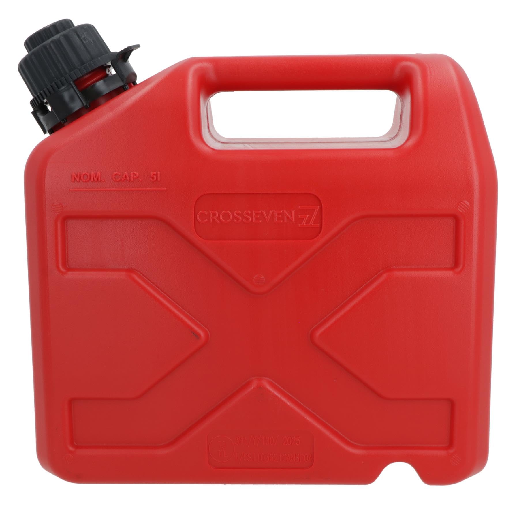 Jerrican en plastique 5 l avec bec verseur automatique pour essence et diesel, fabriqué en Italie