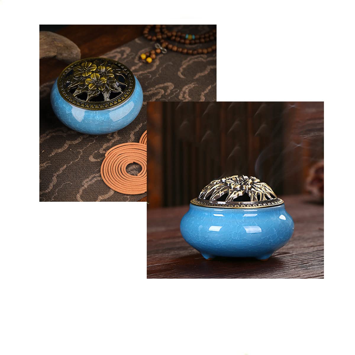 Amazon.com: Ceramic Incense Burner, Ceramic Incense Burner with