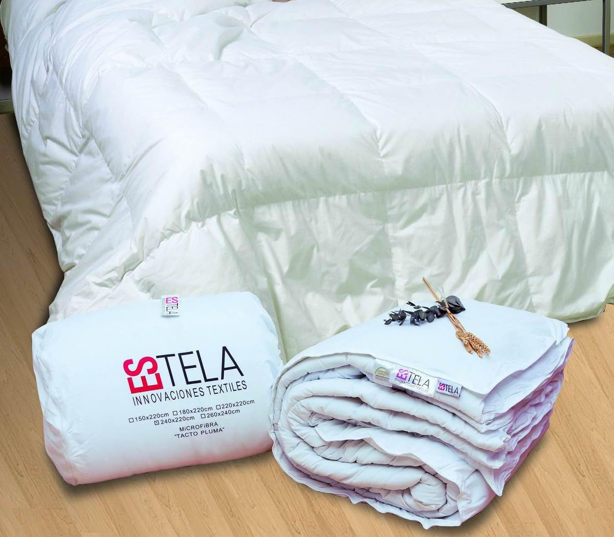 Parure de lit unie quartz anti-plis pour lit 160 de 4 pièces faciles à laver