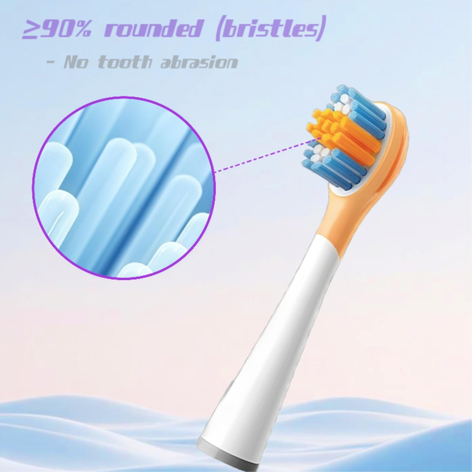 Accesorios Para Cepillos De Dientes Eléctricos Cabezal De Cepillo De Dientes - Compatible Para Usmile Q10 / Q3S / Q3 / Q20 Gama Completa De Cepillos De Dientes Eléctricos(4pcs)