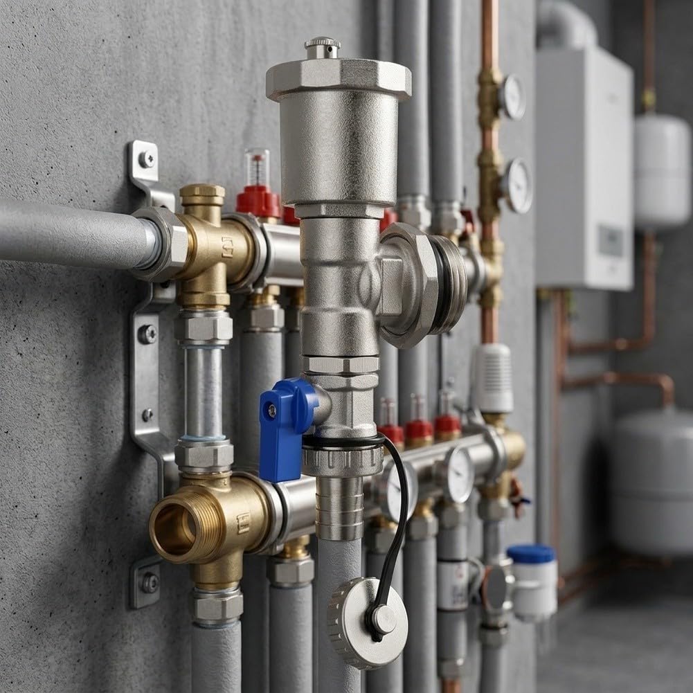 Separador de agua del acero inoxidable con la ventilación auto del aire