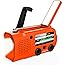 【2021 5000mAh Upgraded】 Emergency Crank Radio,Solar Hand Crank Portable AM/FM/NOAA Weather Radio with 3W Flashlight&Reading L