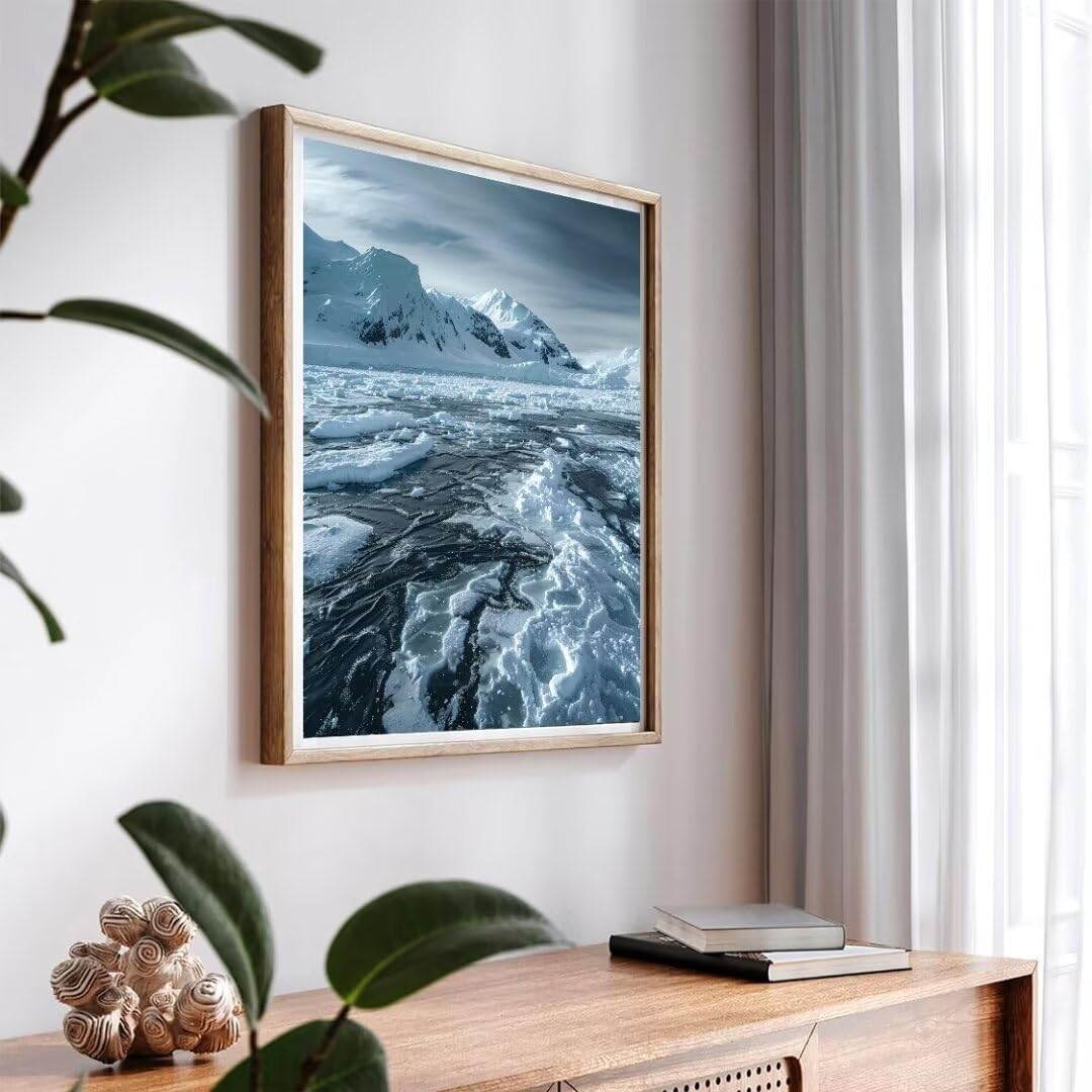 Malen Nach Zahlen Erwachsene Snow Mountain East-Szene Malen Nach Zahlen Bild, DIY Handgemalt Ölgemälde Kit für Anfänger und Kinder Mit 3-Pinseln und Acrylfarbe Zuhause Mädchen Geschenk 150x100cm w4741