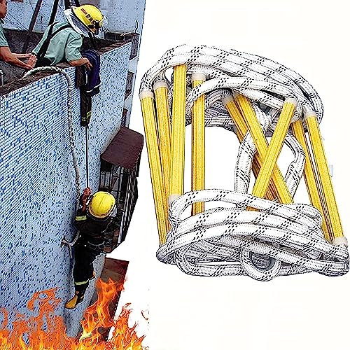 Échelle de secours incendie échelle de corde de 25 m portable - 4