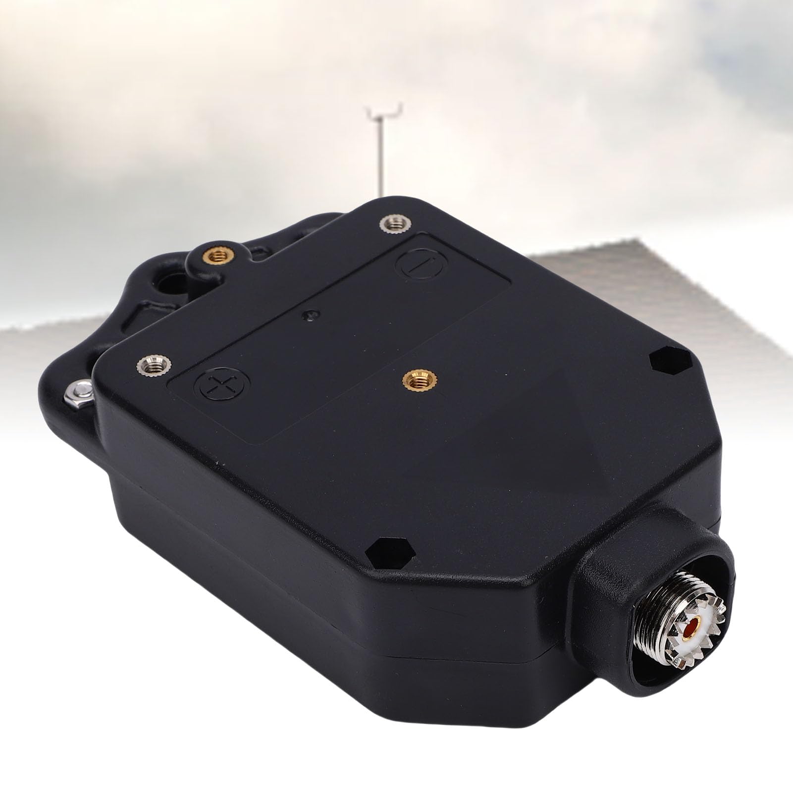 Ejoyous Antena Dipolo Balun, Radio Balun de Corta 1:1, ABS 2000W Dipolo de Banda Ancha de a 54 MHz para Configuración V Positiva V Invertida, para Operadores de Radioaficionados Uso en Campo Al Aire