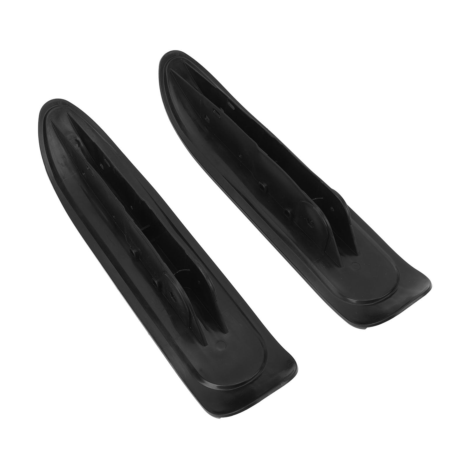 Pair of Snowmobile Front Ski Sled Nylon Fast Sliding Tires to Skis Conversion Kit for Snowmobile ATV Go Kart