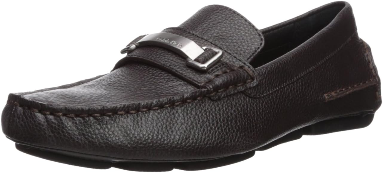 Calvin Klein Men's Mikos Tumbled Leather Loafer